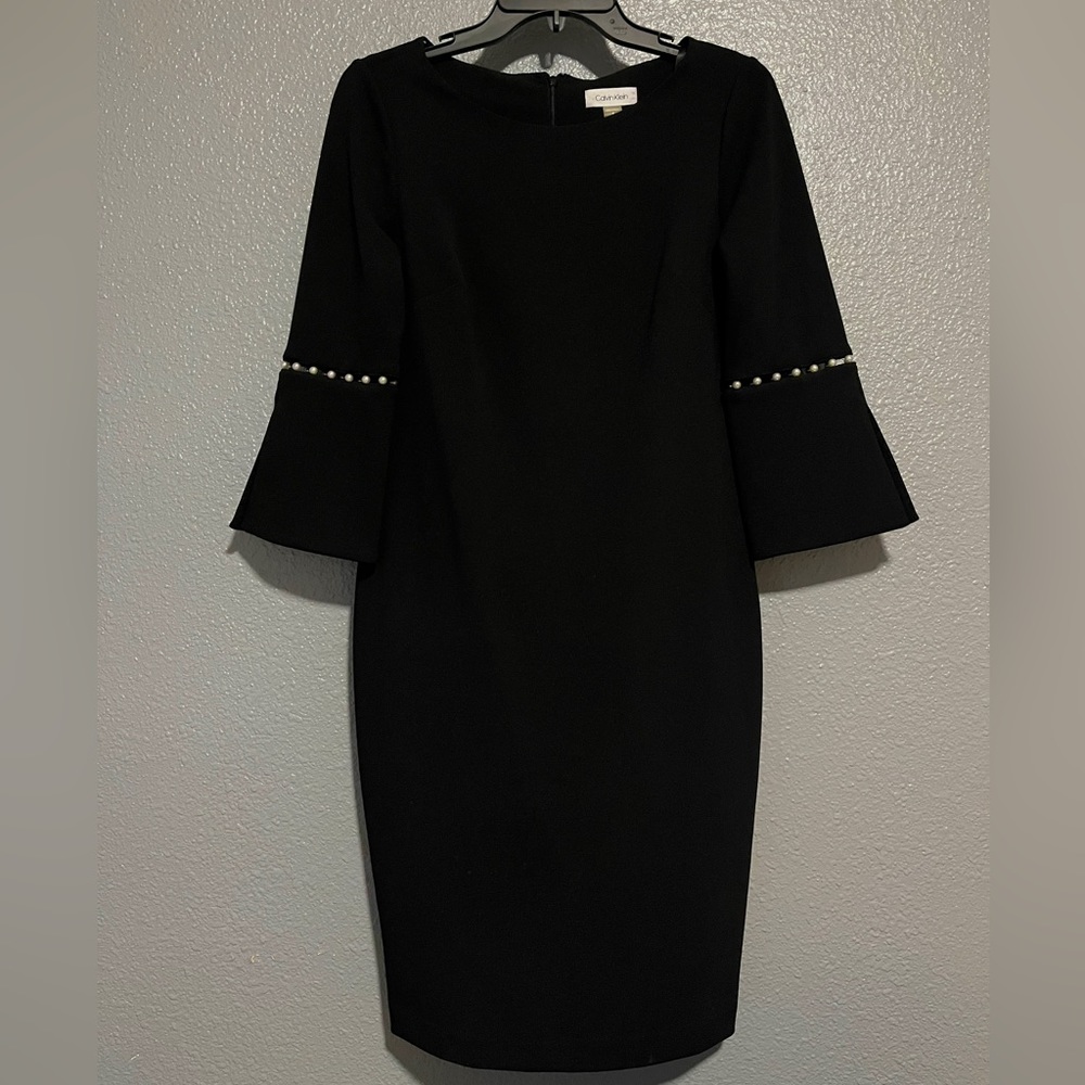 Calvin Klein Black Midi Dress
